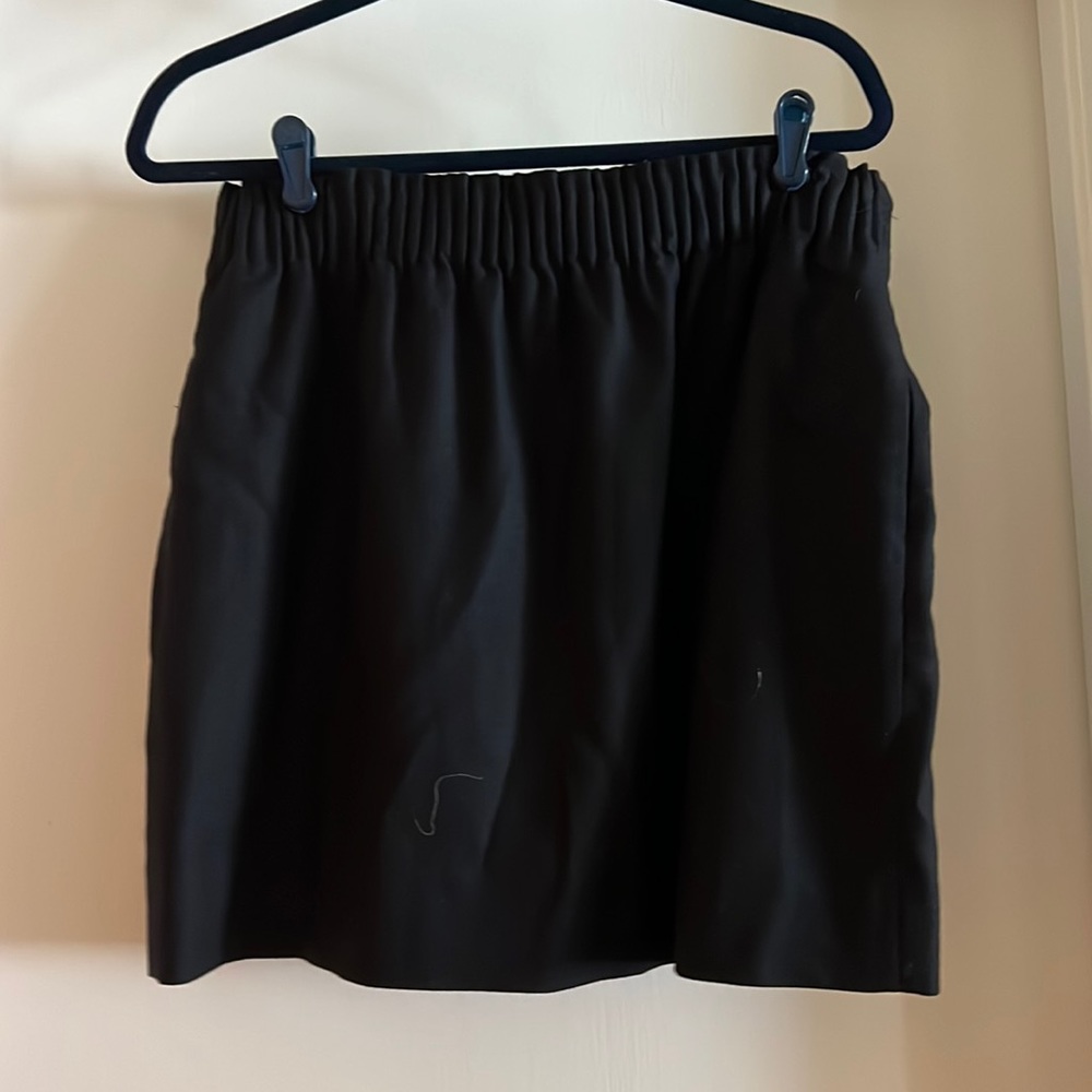 J. Crew Factory Black Sidewalk Skirt